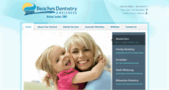 Desktop Screenshot of beachesdentistry.com